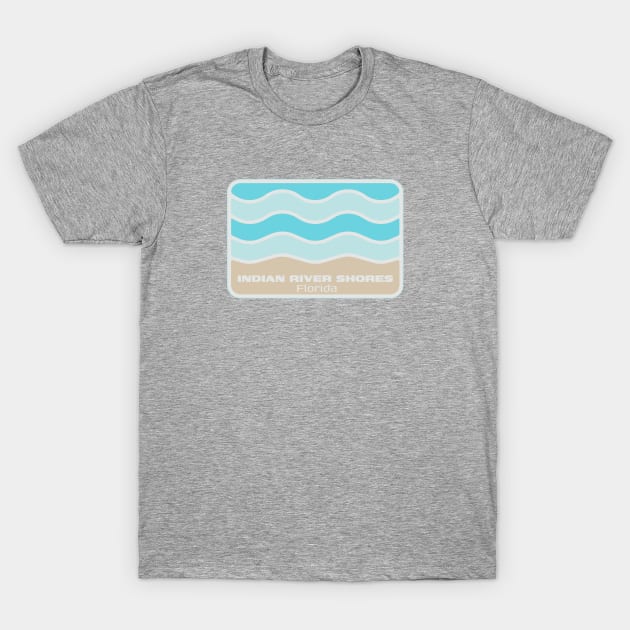 Indian River Shores Florida - Crashing Wave on an FL Sandy Beach T-Shirt by Go With Tammy